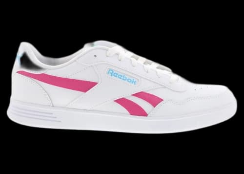 Reebok Court Advance White Bold Cyan Laser Pink (Women's)