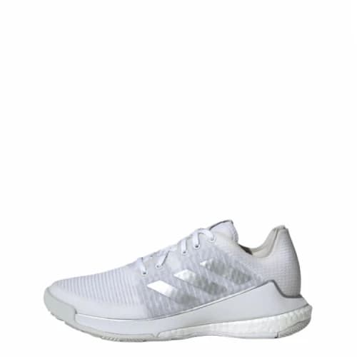 adidas Crazyflight Volleyball Cloud White Silver Metallic Grey One (Women's)
