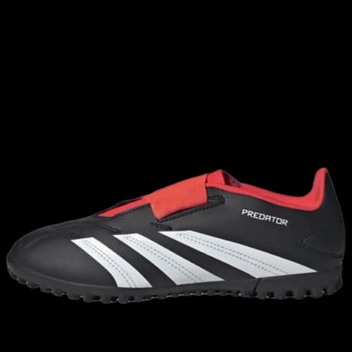 (GS) adidas Predator 24 Club Velcro TF 'Core Black Solar Red'