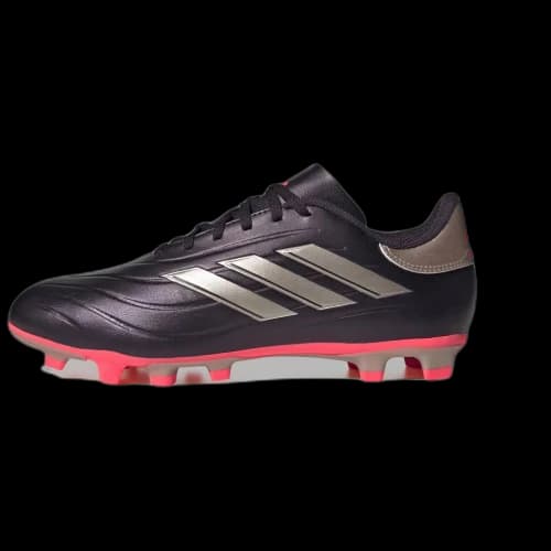 Adidas COPA PURE 2 Slip Resistant Abrasion Resistant Slip Resistant Abrasion Resistant Soccer Shoes Unisex Black Red