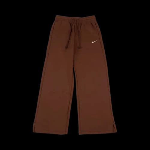 Nike NSW Phoenix Fleece Wide-Leg Sweatpants 'Fauna Brown/Sail'