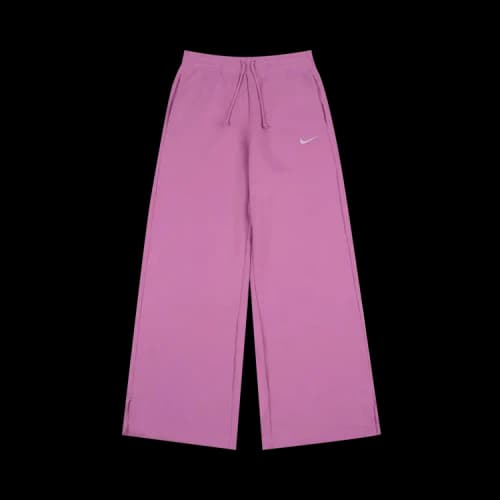 Nike NSW Phoenix Fleece High-Waisted Wide-Leg Pants 'Light Magenta/Sail'