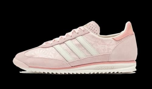Adidas Originals satin jacquard pink sneakers Women's
