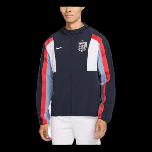 Nike England Energy Dri-FIT Woven Jacket 'Obsidian Work Blue Speed Red'