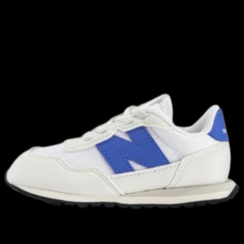 (TD) New Balance 237 Bungee Lace 'White Blue Black'