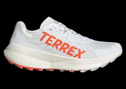 adidas Terrex Agravic Speed Trail Cloud White Impact Orange Dash Grey (Women's)