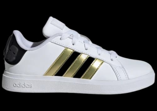 adidas Grand Court 2.0 Star Wars Cloud White Gold Metallic Core Black (GS)