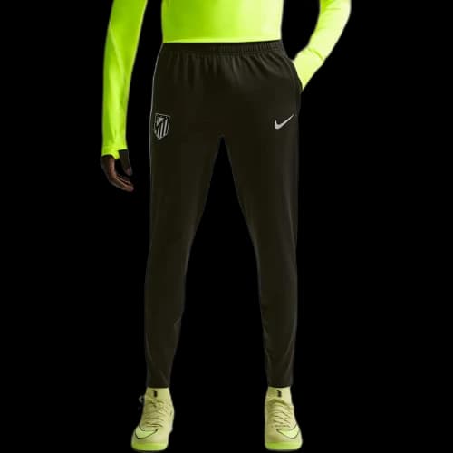 Nike Atlético Madrid Soccer Bottoms Men's Black/Dark Royal Blue/White Moderate