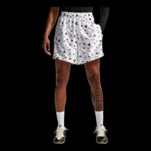 Nike A'ja Wilson Dri-FIT Shorts 'White Black' (Women's)