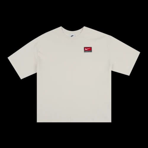 Nike Life Short-Sleeve Boxy Knit Top 'Phantom'