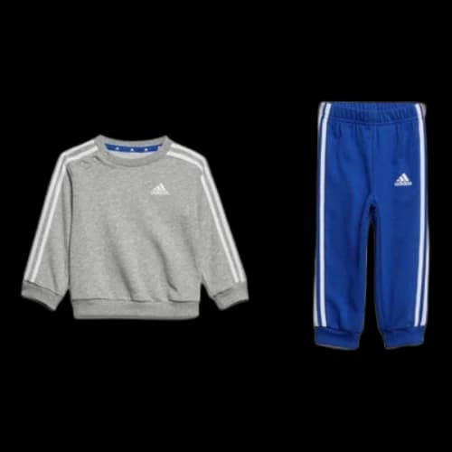 (PS) adidas Essentials 3-Stripes Jogger Set 'Grey Blue'