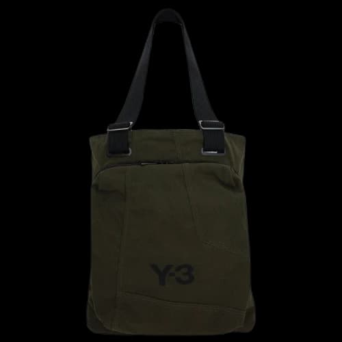Y-3 Zip Pocket Tote Bag 'Khaki/Black'
