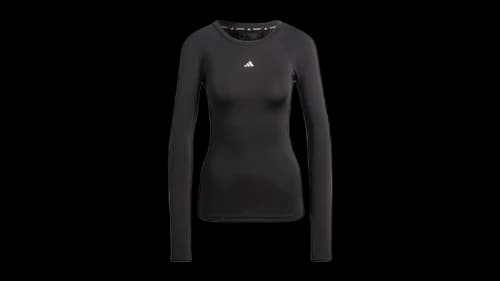 adidas Women's Techfit Long Sleeve Long-Sleeve Top Black