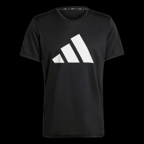 adidas Run It T-shirt Asia Sizing 'Black White'