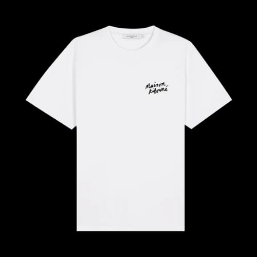 Maison Kitsuné Mini Handwriting Classic Tee 'White'