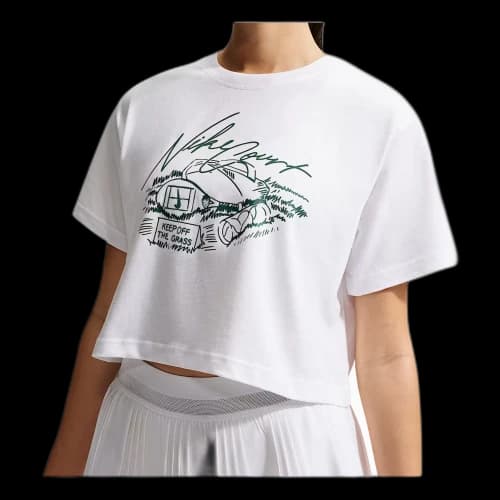 Nike Cropped T-Shirt 'White' (Women's)
