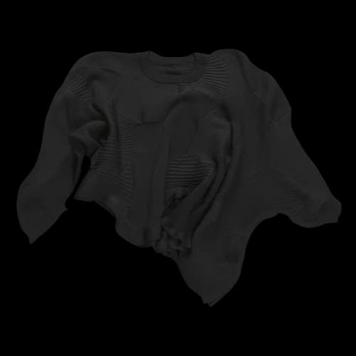 Issey Miyake Kone Kone Top 'Black'