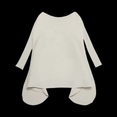Issey Miyake Shade Pleats Solid Dress 'Light Grey'