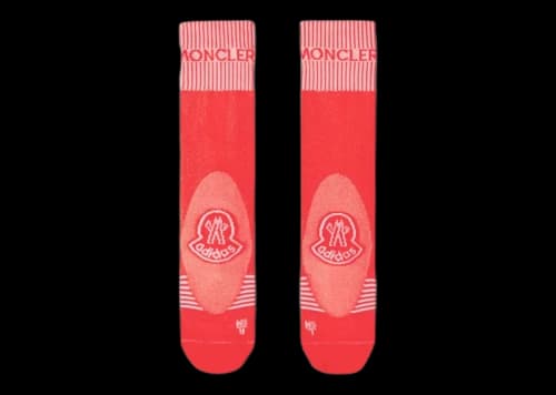 Moncler x adidas Originals Logo Socks Solar Red