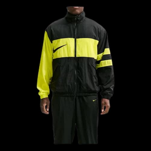 Nike i96 Repel Woven Track Jacket 'Black Lemon Venom'