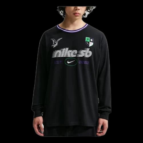 Nike SB Long-Sleeve Skate T-Shirt 'Black'