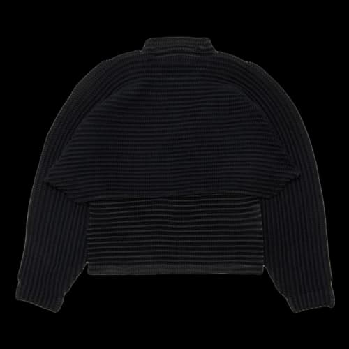 Issey Miyake Layered Pleats Shirt 'Black'