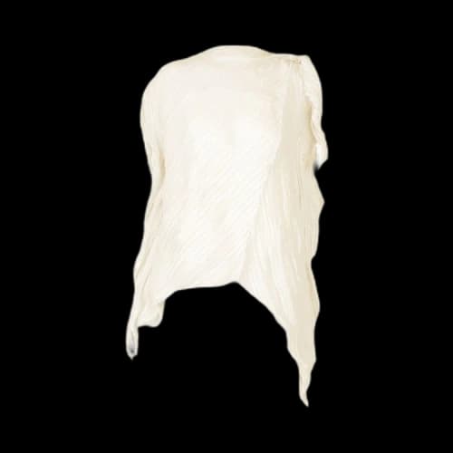 Issey Miyake Wrinkled And Twisted Shirt 'Washi White'