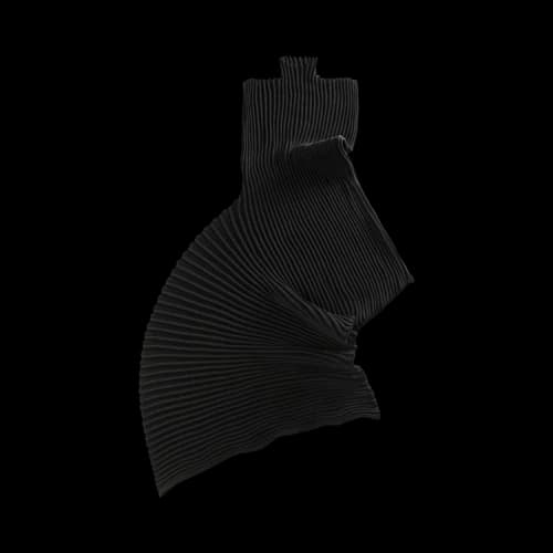 Issey Miyake Stream Top 'Black'