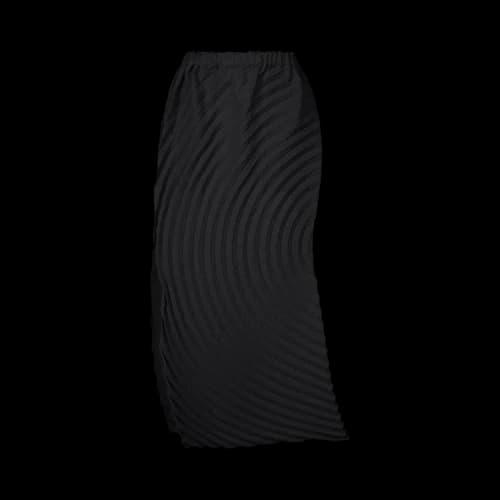 Issey Miyake Paper Bag Pleats Skirt 'Black'