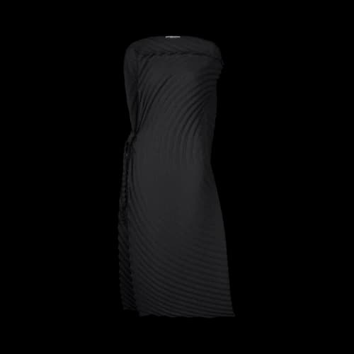 Issey Miyake Paper Bag Pleats Dress 'Black'