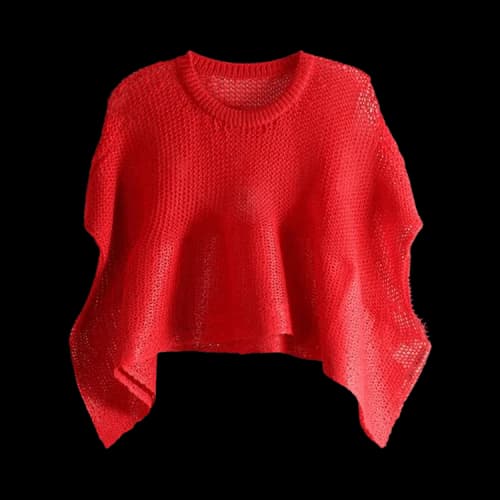 Issey Miyake Panini Top 'Red'