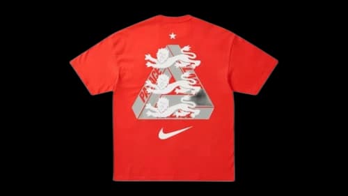 Palace x Nike England T-shirt Light Crimson