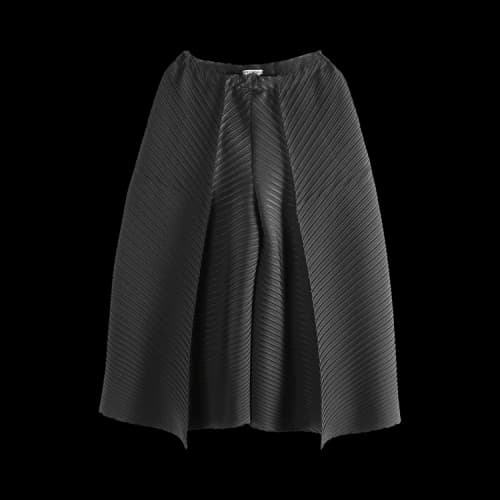 Issey Miyake Plaster Pleats Solid Pants 'Black'