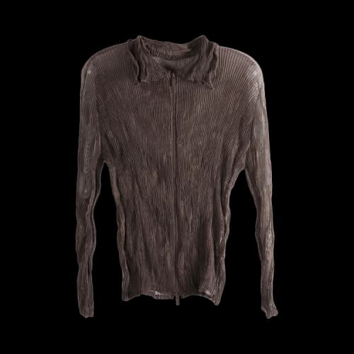 Issey Miyake Chiffon Twist 1 Shirt 'Dark Brown'