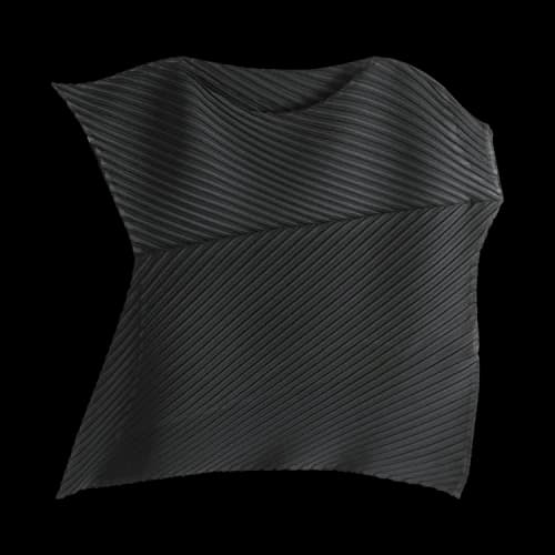 Issey Miyake Plaster Pleats Solid Shirt 'Black'