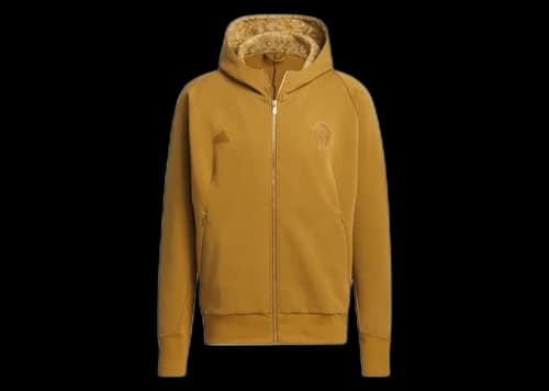 adidas Mahomes Adidas Z.N.E. Premium Full-Zip Sweatshirt Bronze Strata