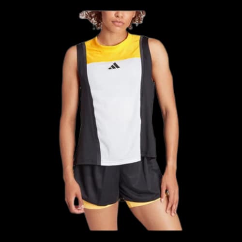 adidas Tennis HEAT.RDY Pro Match Tank 'White Yellow Black' (Women's)