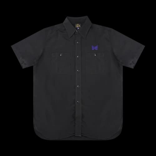 Needles Poly Short-Sleeve Workshirt 'Black'