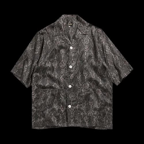 Needles Python Print Cabana Shirt 'Black'