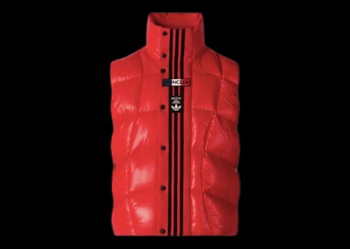 Moncler x adidas Originals Bozon Down Vest Solar Red
