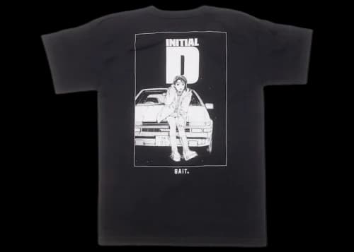 BAIT x Initial D AE86 Tee Black