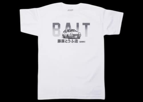 BAIT x Initial D Bait Logo Design Tee White