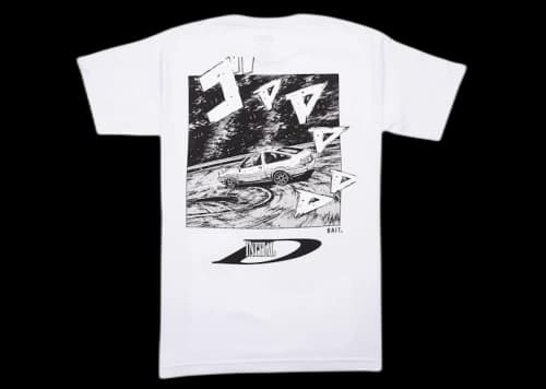 BAIT x Initial D Drift Design Tee White