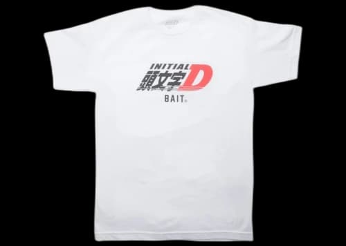BAIT x Initial D Logos Tee White
