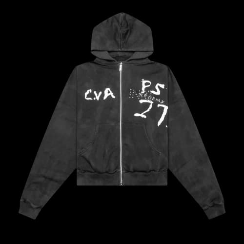 RIVINGTON roi Rebis Inri Zip Hoodie 'Mechanic Black'