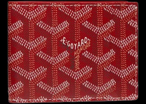 Goyard Victorie Insert Card Holder Red