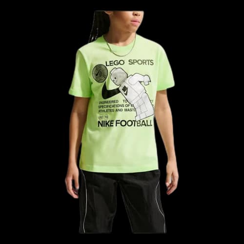 (GS) Nike x LEGO Collection T-Shirt 'Light Liquid Lime'