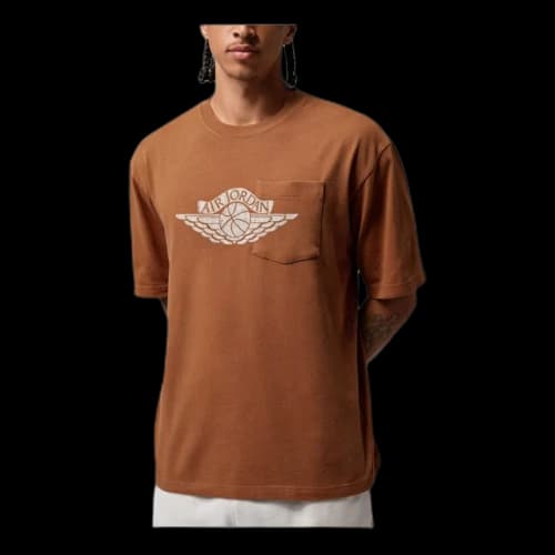 Jordan Flight Essentials Pocket T-Shirt 'Light British Tan Shadow Brown'