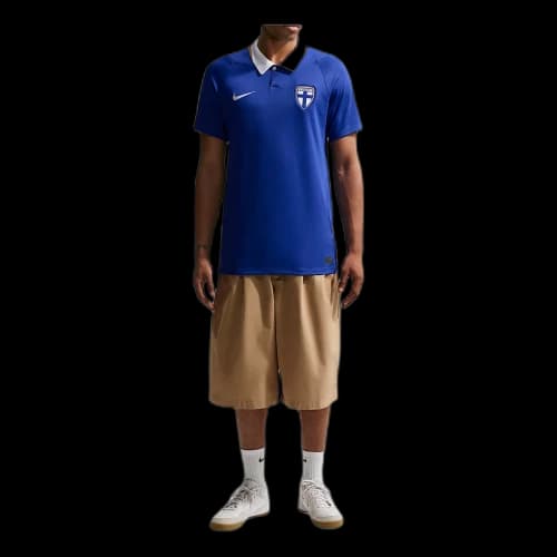 Nike Finland 2026 Stadium Away Dri-FIT Soccer Replica Jersey 'Hyper Blue White'