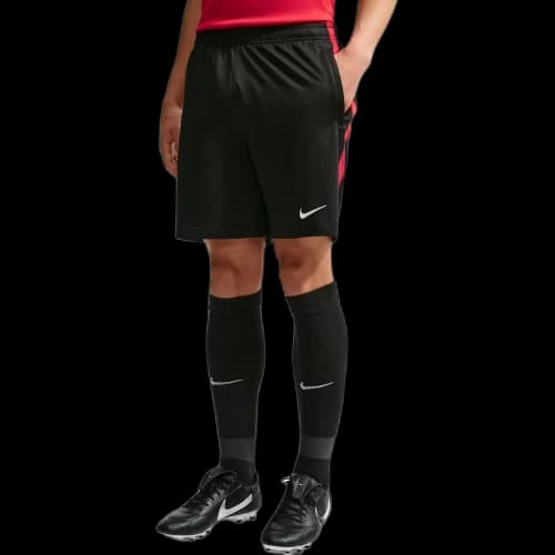Nike Dri Fit Soccer Bottoms Men's Black/Sports Red/White Moderate